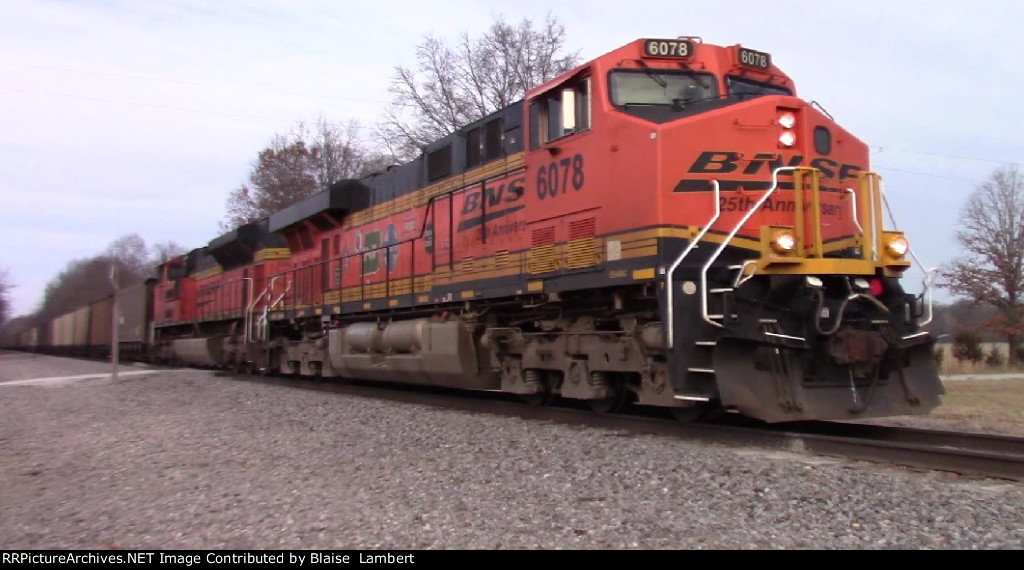 BNSF 6078 (25th anniversary)